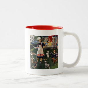 Taza Bicolor Perritos calientes