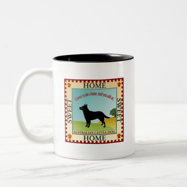 Taza Bicolor Perro australiano del ganado (Izquierda)