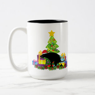 Taza Bicolor Perro canoso