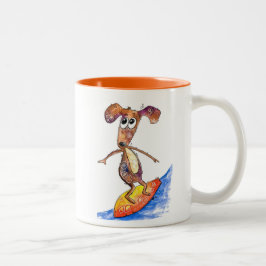 Taza Bicolor Perro caprichoso y caprichoso