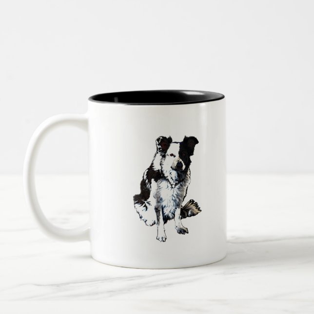 Taza Bicolor Perro coloquial fronterizo (Izquierda)