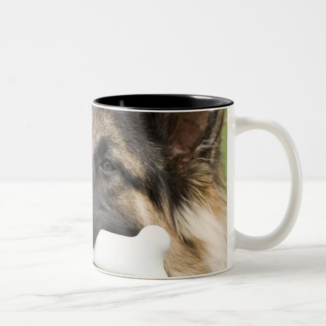 Taza Bicolor Perro con el hueso (Derecha)