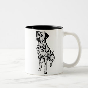 Taza Bicolor Perro dálmata vivaracho