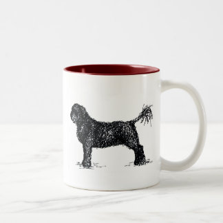 Taza Bicolor Perro de agua portugués