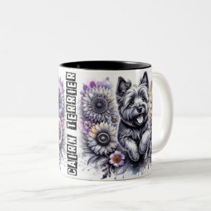 Taza Bicolor Perro de Cairn Terrier