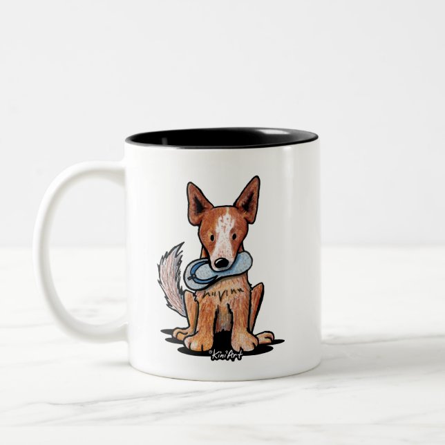 Taza Bicolor Perro de ganado australiano (Izquierda)