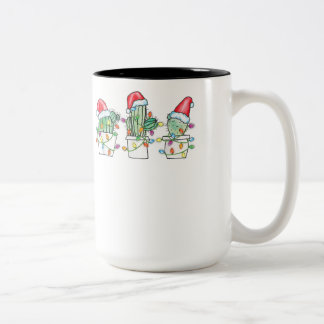 Taza Bicolor Perro de montaña bernés Feliz Navidad Berner Navid