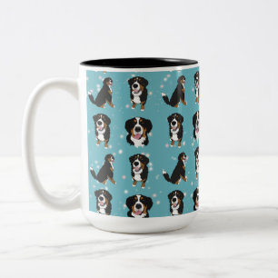 Taza Bicolor Perro de montaña de Bernese