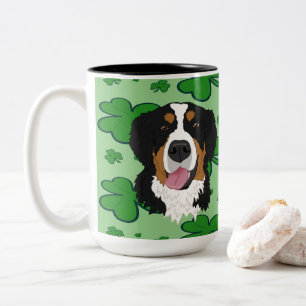 Taza Bicolor Perro de montaña de San Patricio