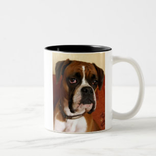 Taza Bicolor Perro del boxeador