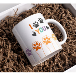 Taza Bicolor Perro divertido Perro amante Perro Mamá Perro Papá