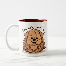 Taza Bicolor Perro Fluffy