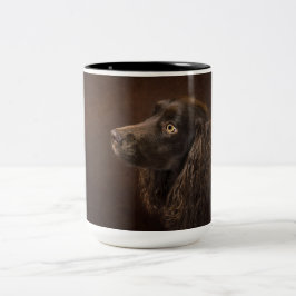 Taza Bicolor Perro moreno