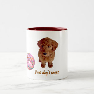 Taza Bicolor Perro taxista de café de dos tonos