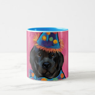 Taza Bicolor Perro Terranova