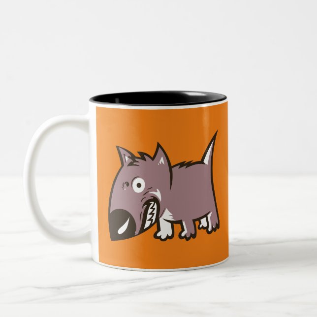 Taza Bicolor Perro tonto (Izquierda)