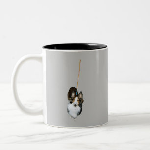 Taza Bicolor Perro Trapo