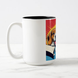 Taza Bicolor Perro y gato | Dos amigos