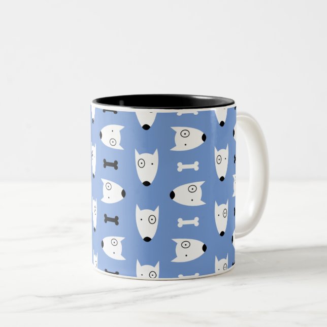 Taza Bicolor Perros (Anverso derecho)
