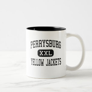 Taza Bicolor Perrysburg - chaquetas amarillas - alto -