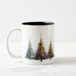 Taza Bicolor Personalised Christmas Tree – Cosy Festive 