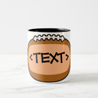 TAZA BICOLOR PERSONALIZA DISEÑO DE FUTBOL, <TEXT>