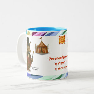 Taza Bicolor Personaliza: maestro de ceremonias aardvark