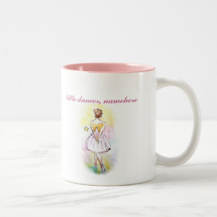 Taza Bicolor Personalizable: Bailarín de hadas