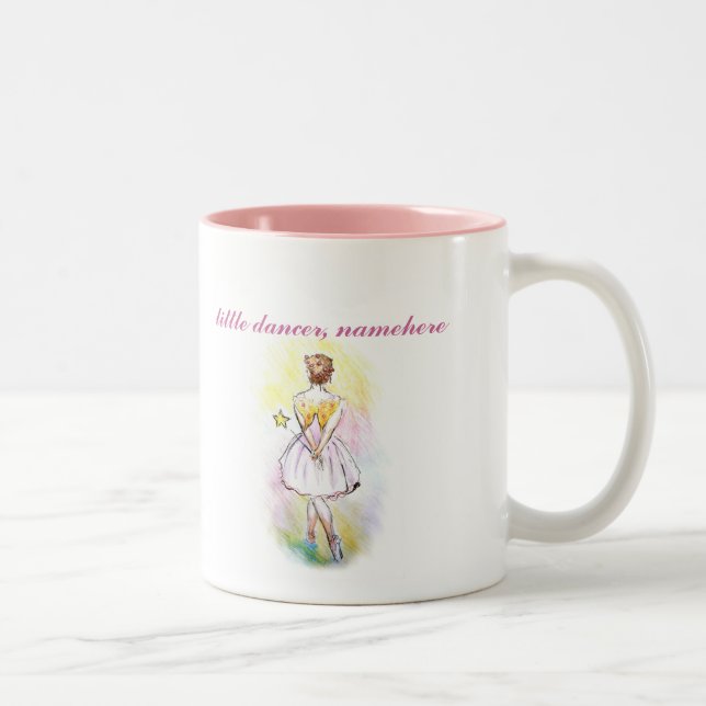 Taza Bicolor Personalizable: Bailarín de hadas (Derecha)