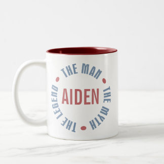 Taza Bicolor Personalizable de la leyenda del mito del hombre