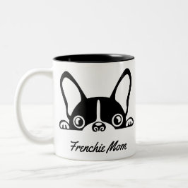 Taza Bicolor Personalizable Frenchie Mug