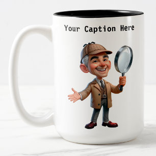 Taza Bicolor Personalizable Personalizado de Investigador Priva