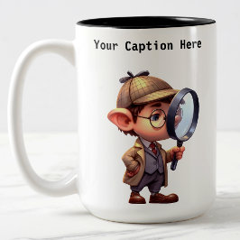 Taza Bicolor Personalizable Personalizado de Investigador Priva