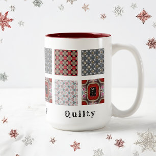 Taza Bicolor Personalización de la plantilla y el título de fot