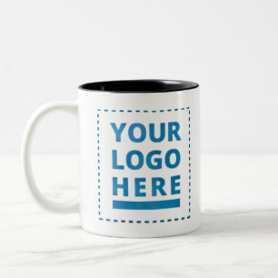 Taza Bicolor Personalización de su logotipo Aquí Crear un produ