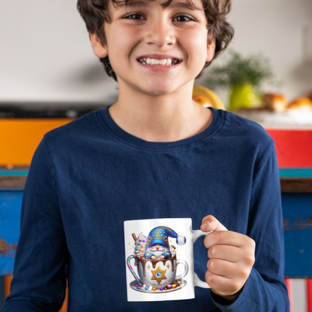 Taza Bicolor Personalización del cacao caliente (Subido por el creador)