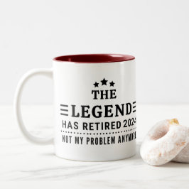 Taza Bicolor Personalizada, la leyenda se ha retirado de la jub