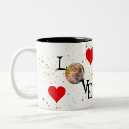 Taza Bicolor Personalizada, mamá y yo amamos la imagen