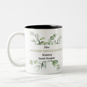 Taza Bicolor Personalizado 2025 Escuela de Servicio de Pionero