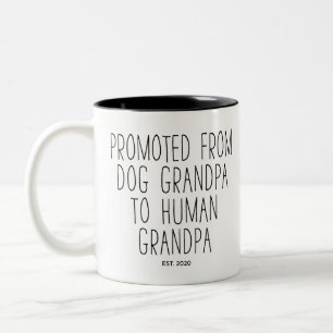 Taza Bicolor Personalizado Ascendido A La Graciosidad Del Abuel