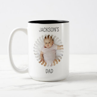 Taza Bicolor Personalizado Baby Face Mug, foto personalizada pa