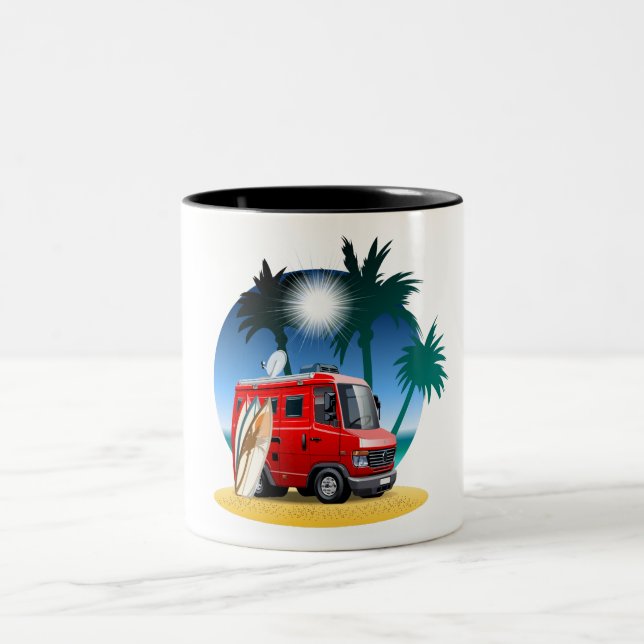 Taza Bicolor Personalizado Camper (Centro)