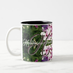 Taza Bicolor Personalizado Coffee Mugs para el amante de las fl