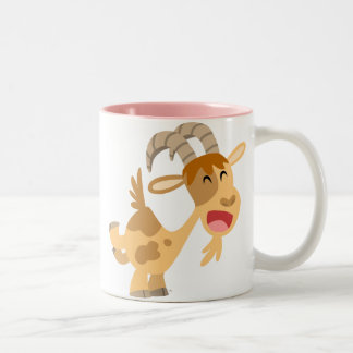 Taza Bicolor Personalizado Cute Happy Goat Mousepad