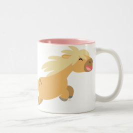 Taza Bicolor Personalizado Cute Palomino Pony Mug