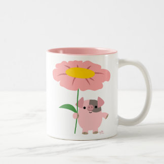 Taza Bicolor Personalizado Cuto Con Un Regalo (Rosa)