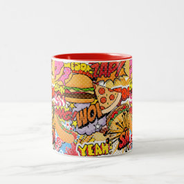 Taza Bicolor Personalizado de alimentos
