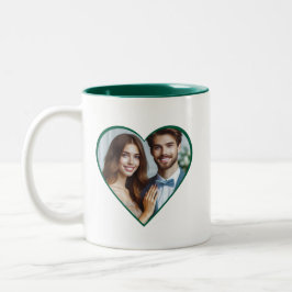 Taza Bicolor Personalizado de Aniversario Personalizado Foto de