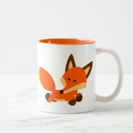 Taza Bicolor Personalizado de la Flota Cuta Fox Mug
