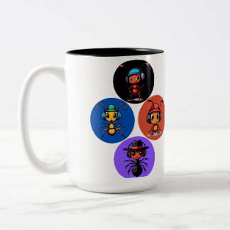 Taza Bicolor personalizado de música ant